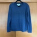 Mizzen+Main V-Neck Blue Trim Fit Prospect Sweater Size Large