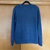 Mizzen+Main V-Neck Blue Trim Fit Prospect Sweater Size Large