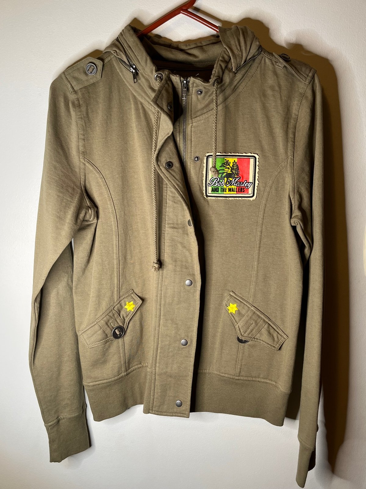 Bob Marley knit cargo jacket