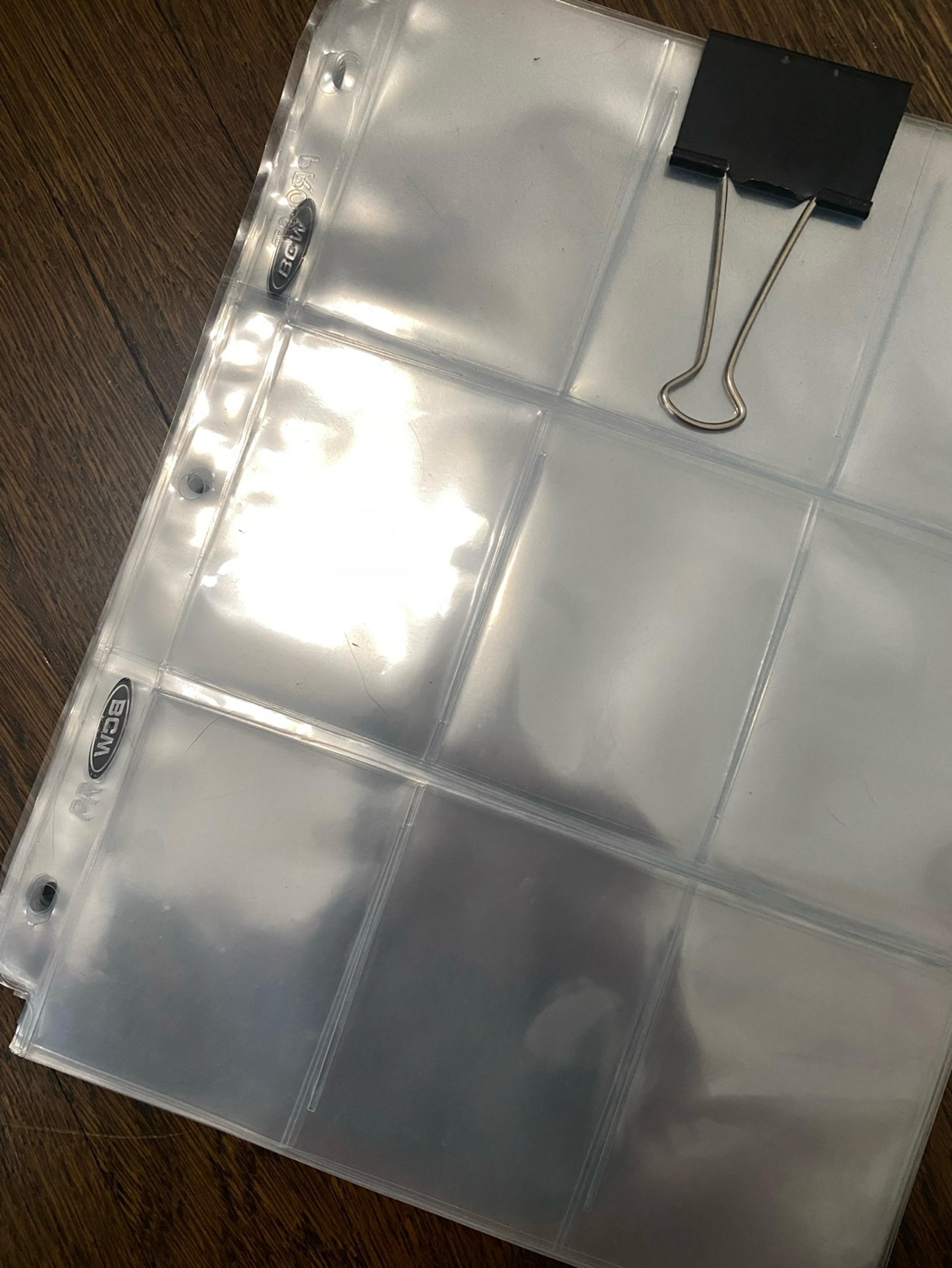 Pack of 28 9-Pocket Trading Card Binder Pages - BCW