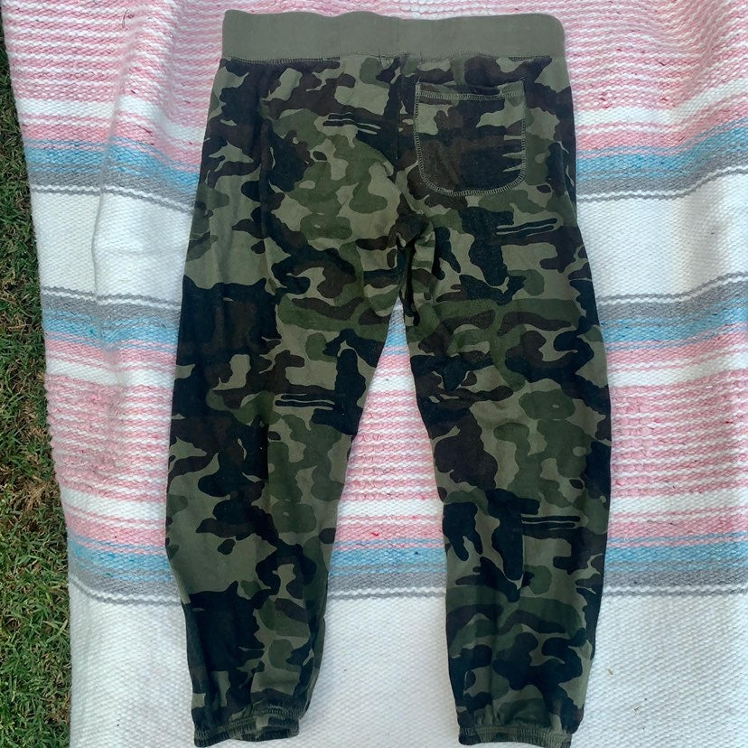 CAMO 100% COTTON SWEATPANTS JOGGERS S