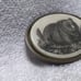 1982 RAC Hand Carved Grizzley Bear Buckle BTS Solid Brass Frame Great Vintage