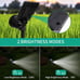 Solar Lights, 2-in-1 Solar Spot Lights Outdoor, Waterproof 2pack