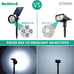 Solar Lights, 2-in-1 Solar Spot Lights Outdoor, Waterproof 2pack