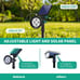 Solar Lights, 2-in-1 Solar Spot Lights Outdoor, Waterproof 2pack