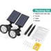 Solar Lights, 2-in-1 Solar Spot Lights Outdoor, Waterproof 2pack