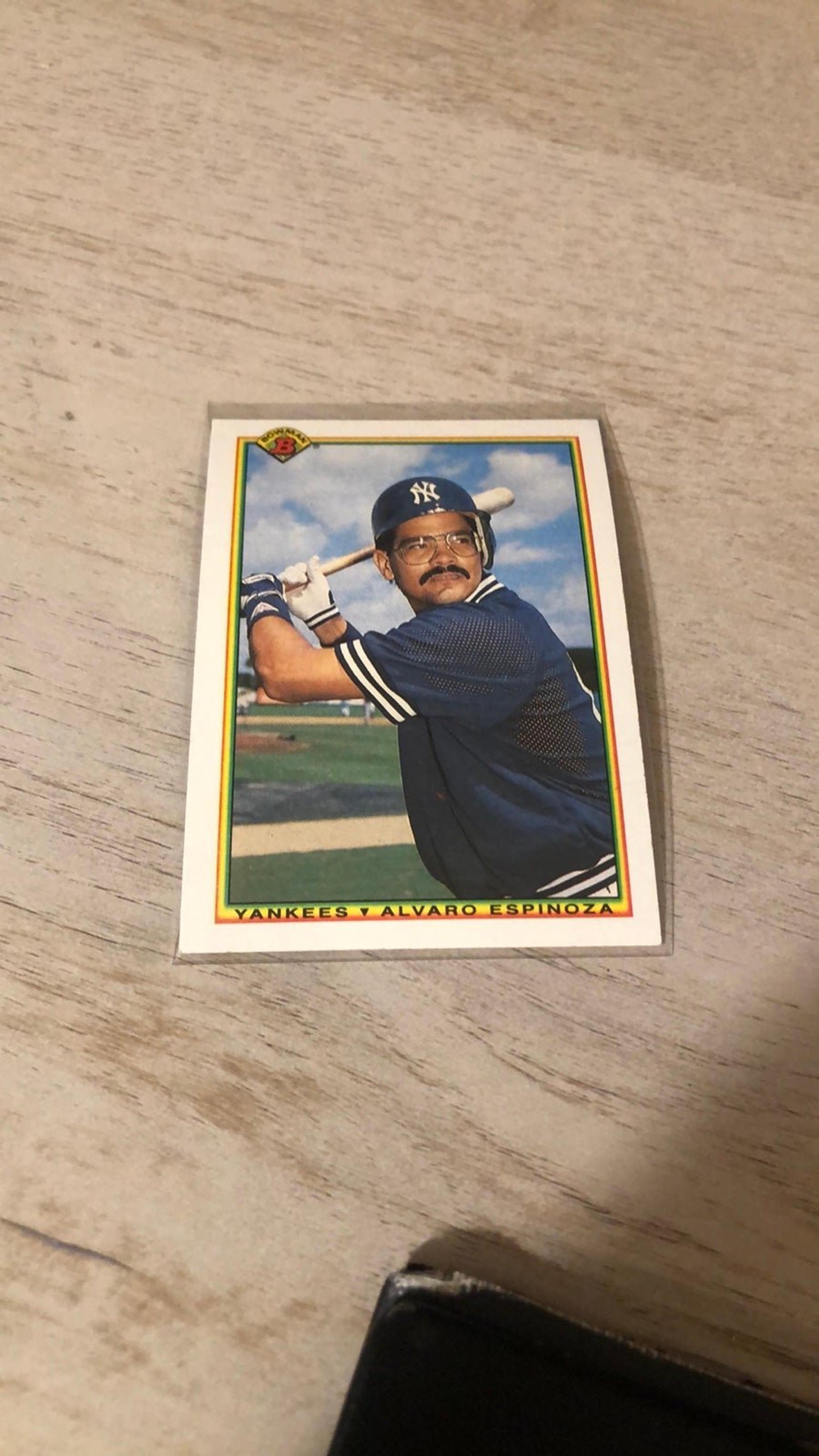 1990 Bowman Alvaro Espinoza SS #431 Baseball Trading Card Item #ME1093