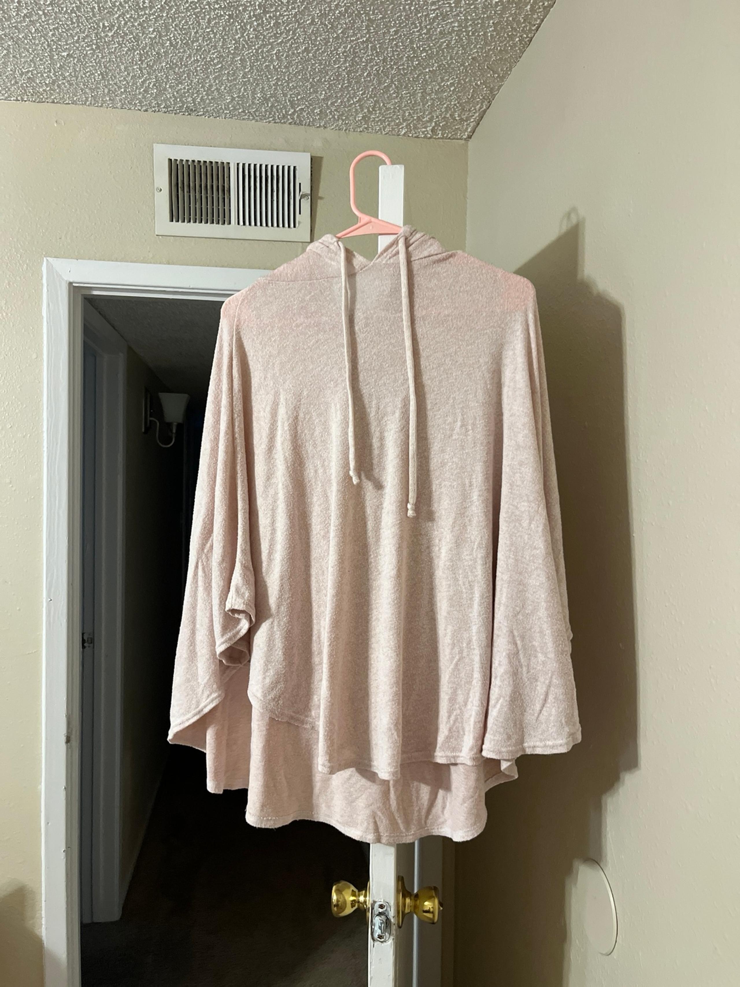 Pink poncho