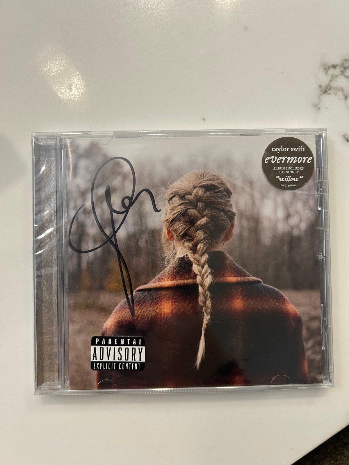 Taylor Swift Evermore Signed CD