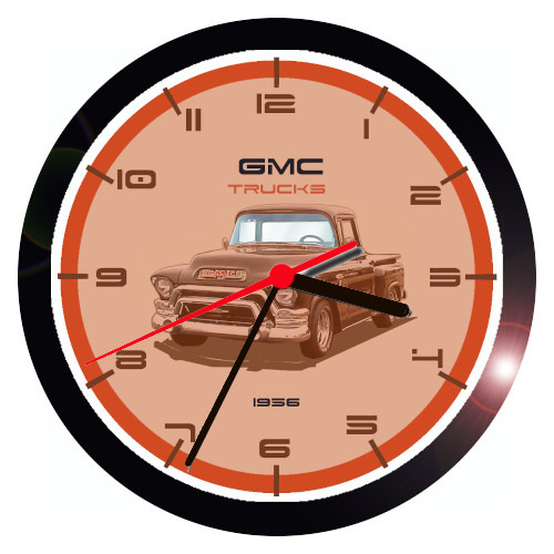 1956 GMC PICKUP TRUCK WALL CLOCK