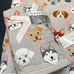 Doggies Dogs Bath Towels Set