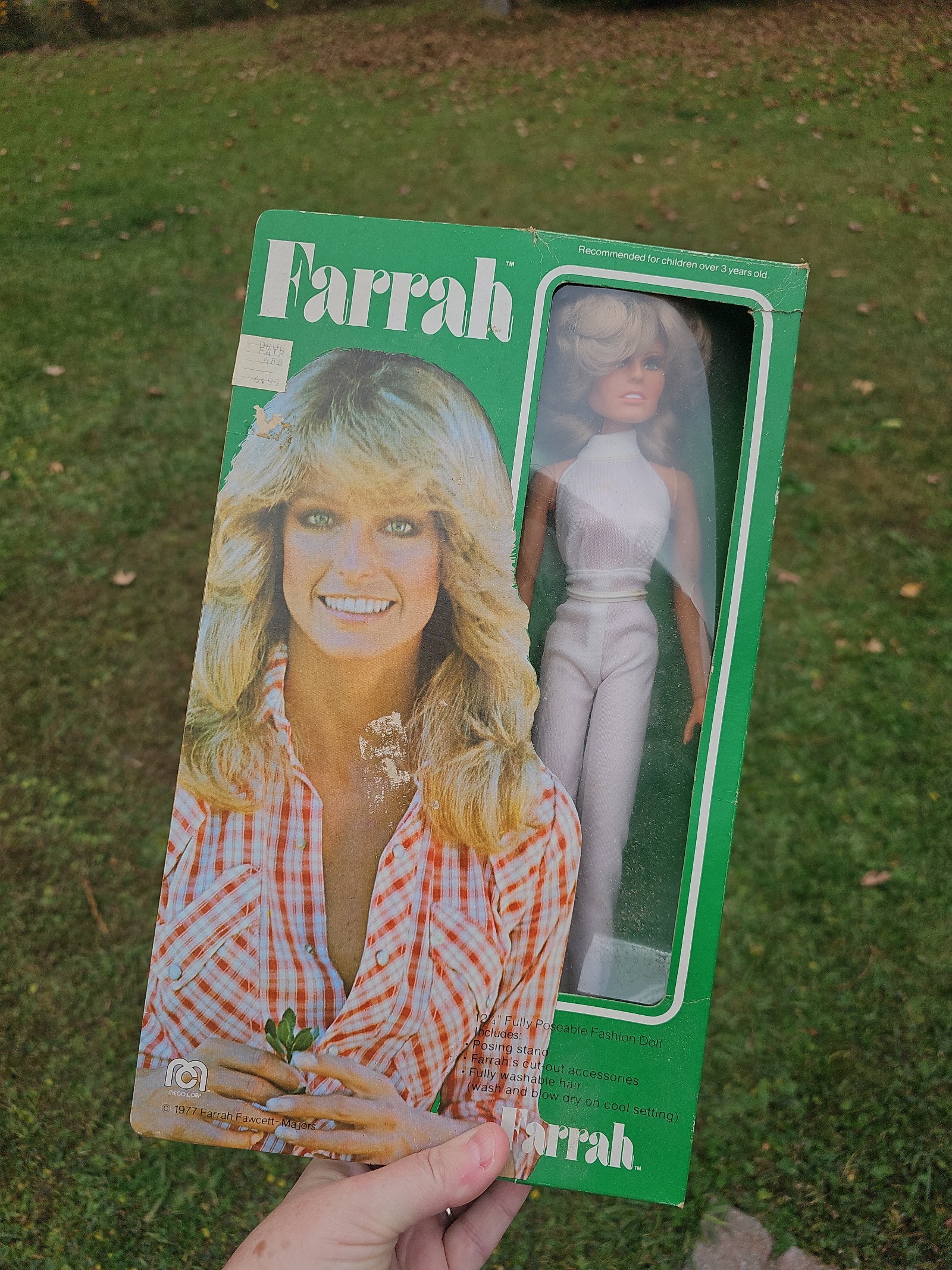 vintage farrah fawcett doll nib 1977