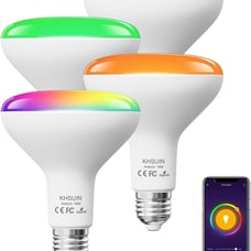 Bright Smart Light Bulbs 16W 130W 1600 Lumens 2700K-6500K RGB Dimmable 4 Pack