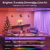 Bright Smart Light Bulbs 16W 130W 1600 Lumens 2700K-6500K RGB Dimmable 4 Pack