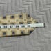 Henry Jacobson gold square geometric print silk tie
