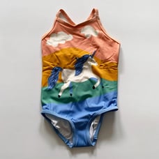 NEW Hanna Andersson Girl Unicorn 1-piece Swimsuit 3T
