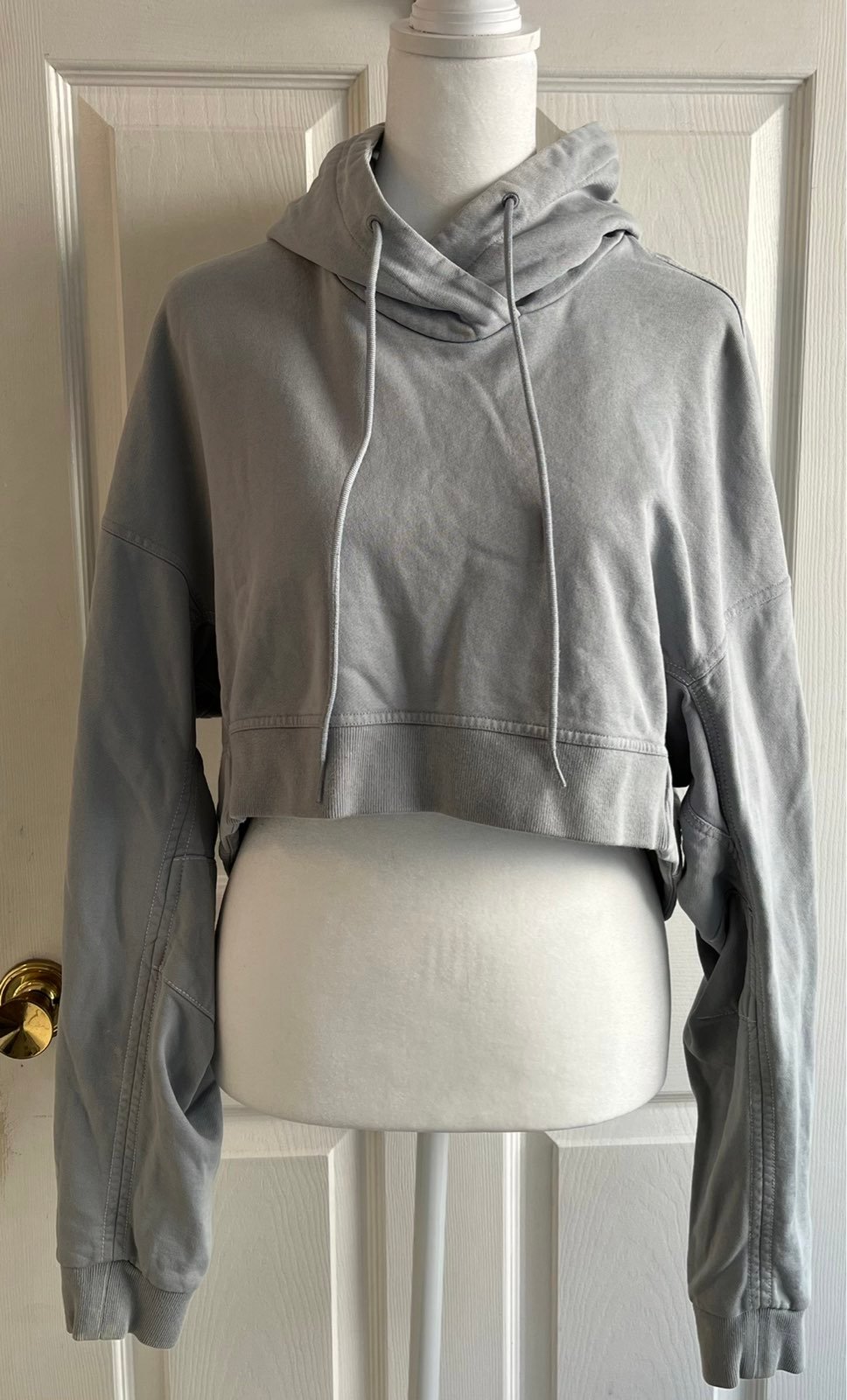 Y-3 Adidas Yohji Yamamoto Graphic Crop Sweatshirt