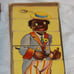 1930's West Germany Wood Block Puzzle 4 Sided Clowns Original Box 8 Blocks