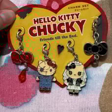 NEW Hello Kitty Sanrio Universal Studios Japan Chucky Charm Set of 4