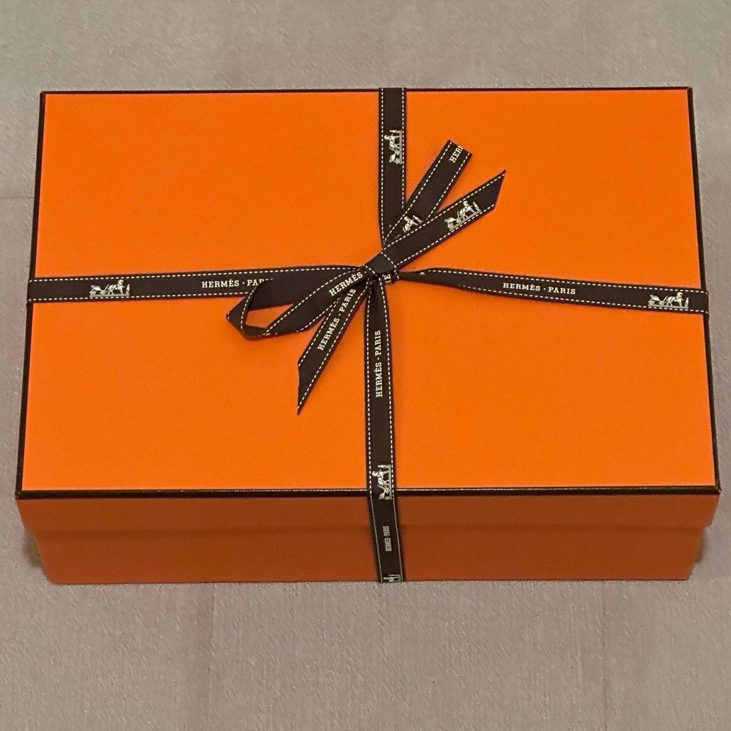 Hermes Gift Box & Ribbon