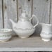 Royal Tara China Irish teapot set Shamrock pattern