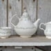 Royal Tara China Irish teapot set Shamrock pattern
