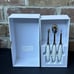 Artis Makeup Brushes Elite Collection Mirror Finish 3 brush set New In Box