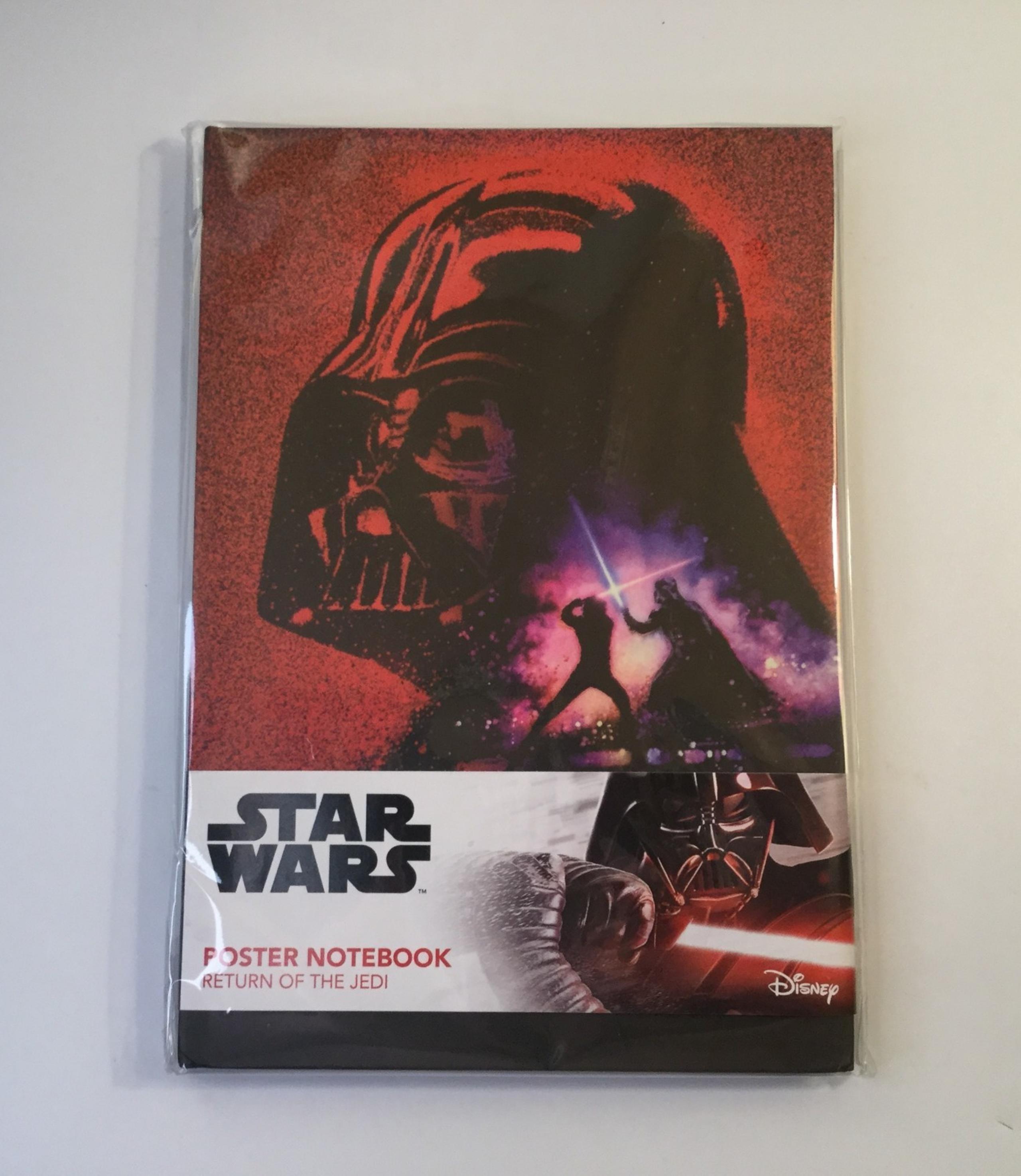 Star Wars Return Of The Jedi 40th Anniversary Darth Vader Hardcover Notebook Exc