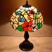 Tiffany Lamp Stained Glass Lamp Hummingbird Style 12X12X18 Inches