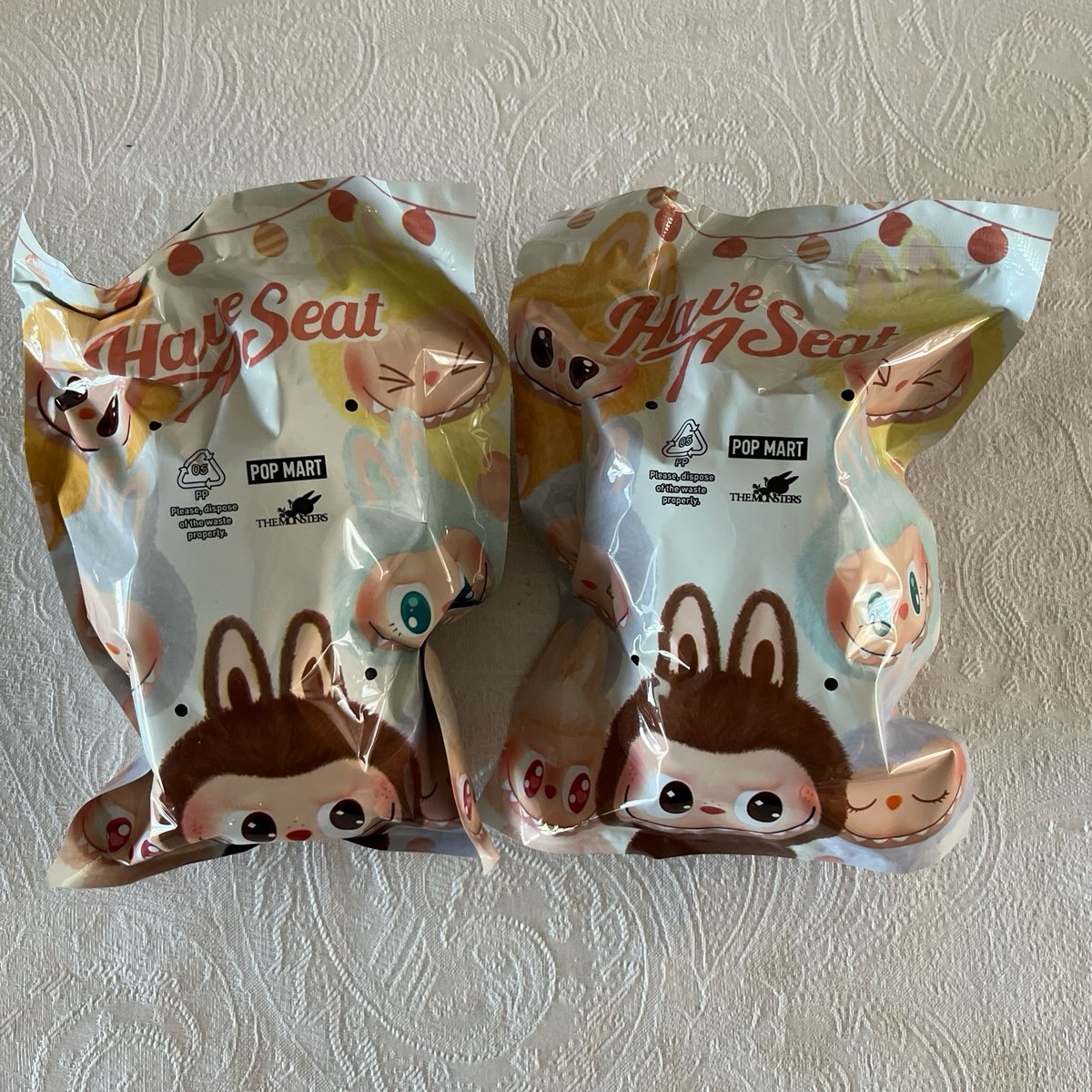 100% AUTHENTIC LABUBU HAVE A SEAT ZIZI POP MART THE MONSTERS