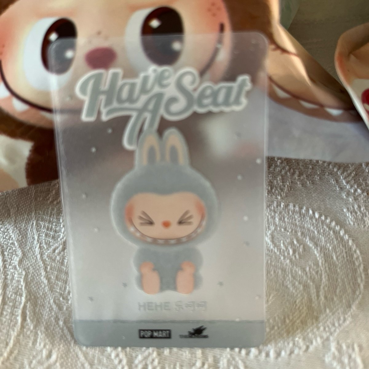 公式サイト - ハイブランドの新作が続々登場 LABUBU Seat A Have MART POP (2) Two Plush HEHE) & (ZIZI Toy ぬいぐるみ