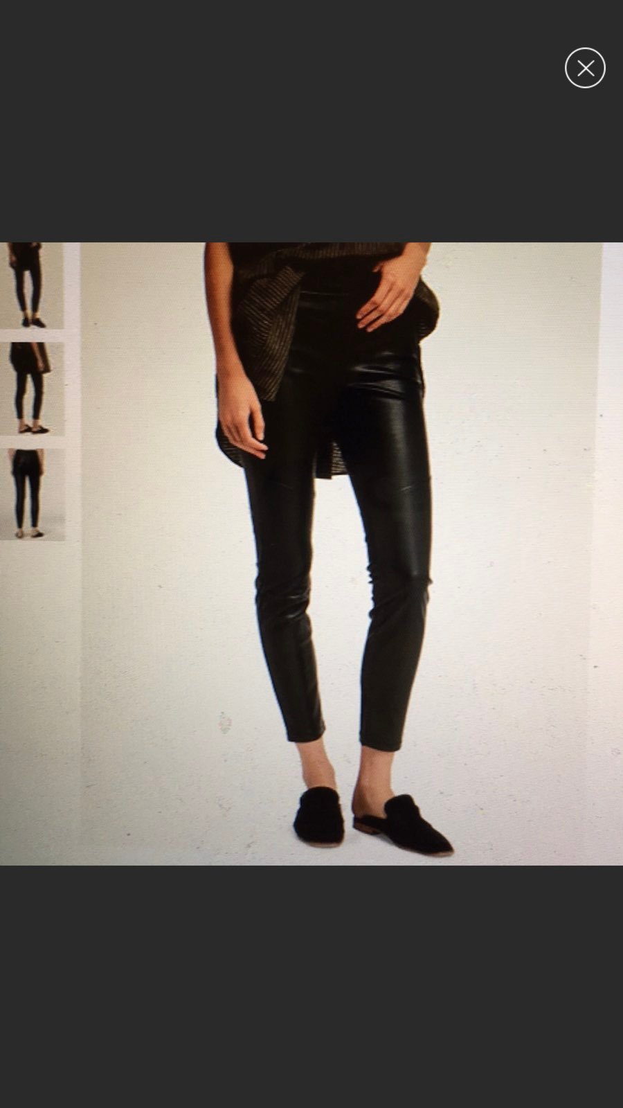 Free People Fauxe Leather Leggings