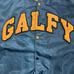 ## Galfie Stadium Jacket Nylon Front and Back Sleeves Patches Green Large Dog XL