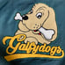 ## Galfie Stadium Jacket Nylon Front and Back Sleeves Patches Green Large Dog XL