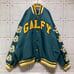 ## Galfie Stadium Jacket Nylon Front and Back Sleeves Patches Green Large Dog XL