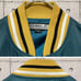 ## Galfie Stadium Jacket Nylon Front and Back Sleeves Patches Green Large Dog XL