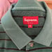 Supreme Polo Shirt Border Velour Green