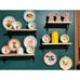 Floating Shelves, Rustic Wood Shelves, 4 Sets of Wall Mounted Shelf for Bathroom