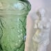 Vintage Italian Decanter Elpoli Genie Bottle Decanter Green Fruit Vintage Italia