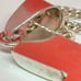 Vintage Navajo Sterling Silver Cross Necklace With Pink Conk Shell Inlay
