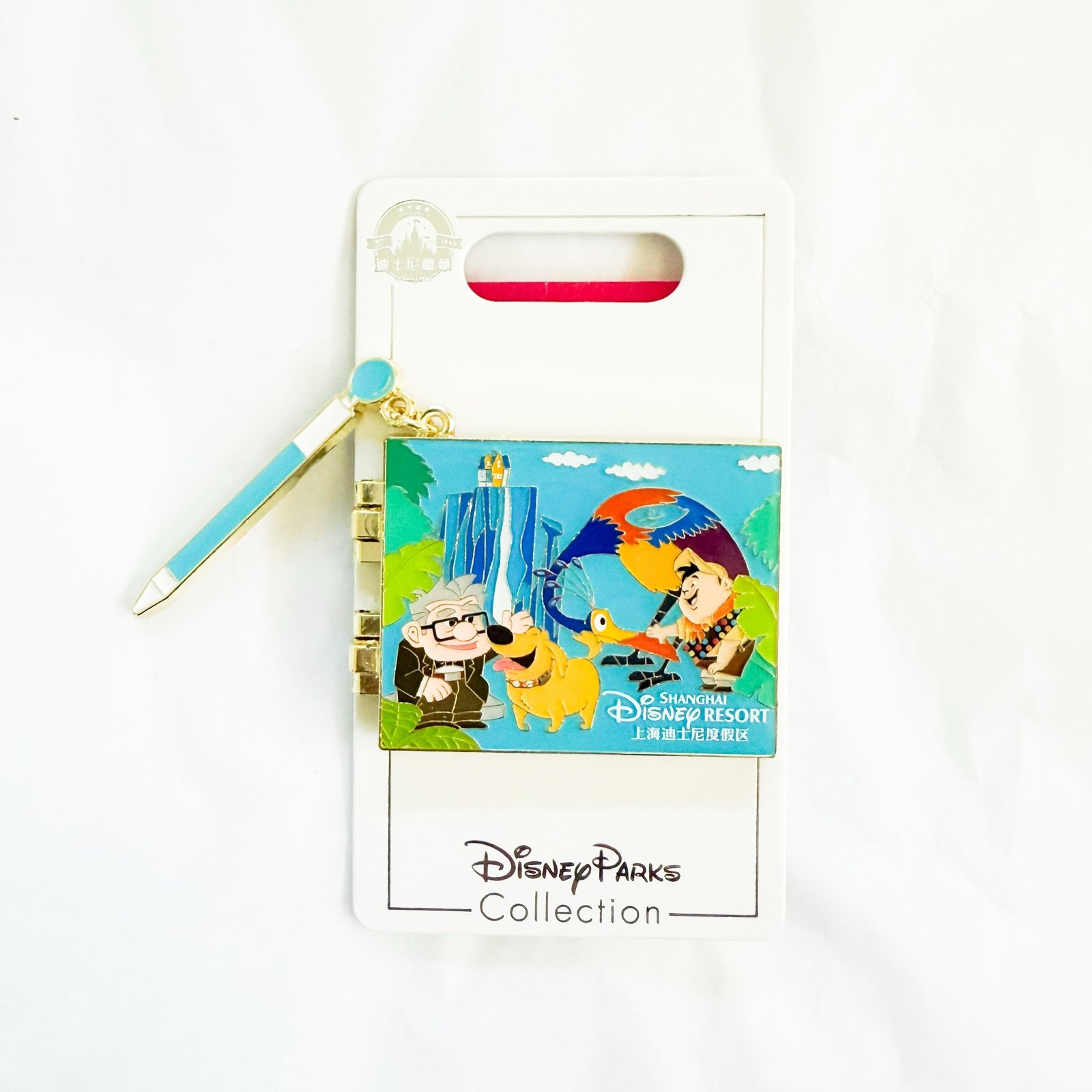 Disney SHDR Autograph Book Series Up Carl Dug Russell Kevin Pin