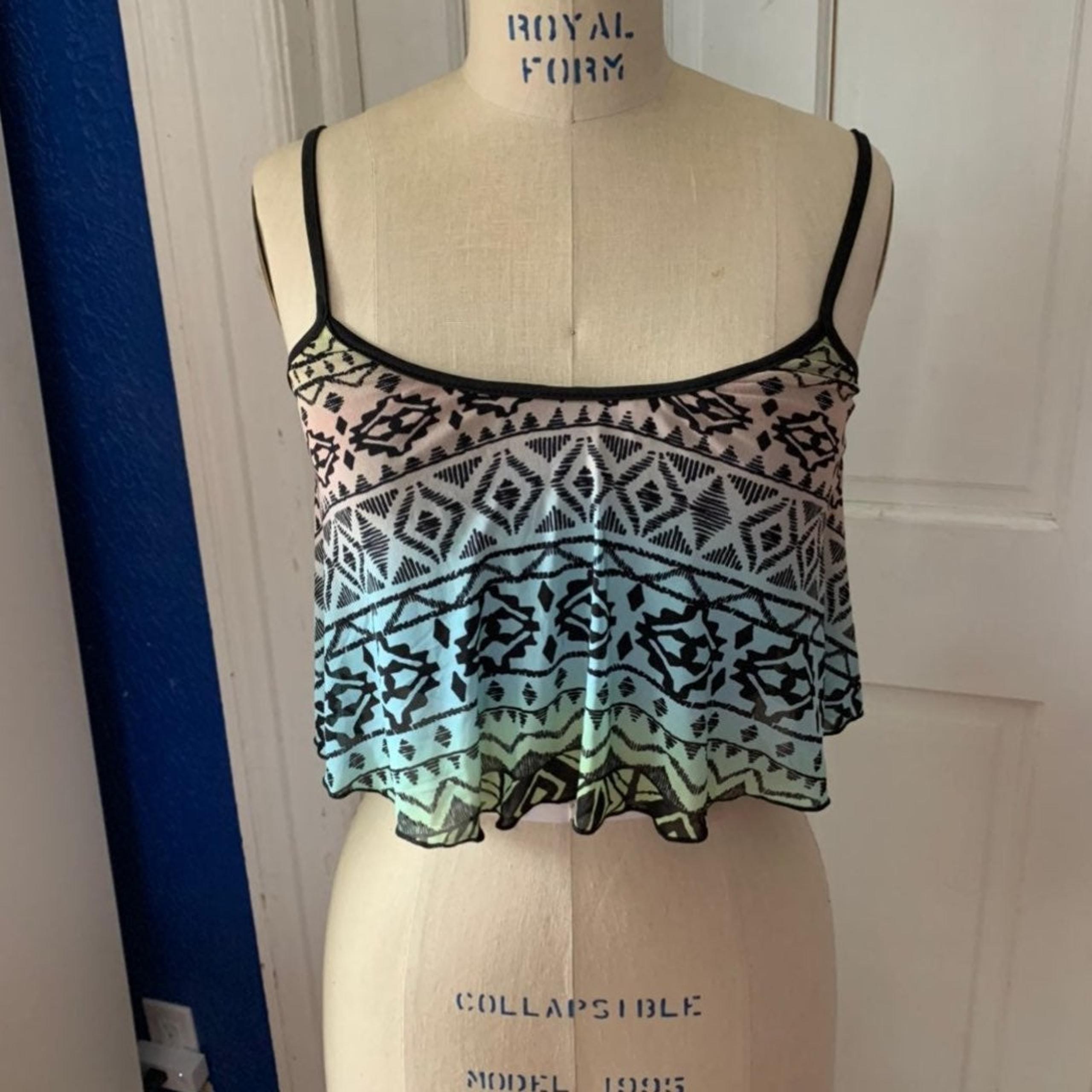 Deb multicolor crop top