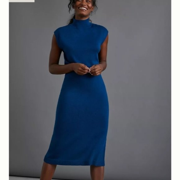 Anthropologie Elaine Sweater Midi Dress Size SP