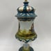 Antique Royal Vienna Austria Ornate Gilt Classical Domed Lidded Porcelain Urn!