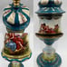Antique Royal Vienna Austria Ornate Gilt Classical Domed Lidded Porcelain Urn!