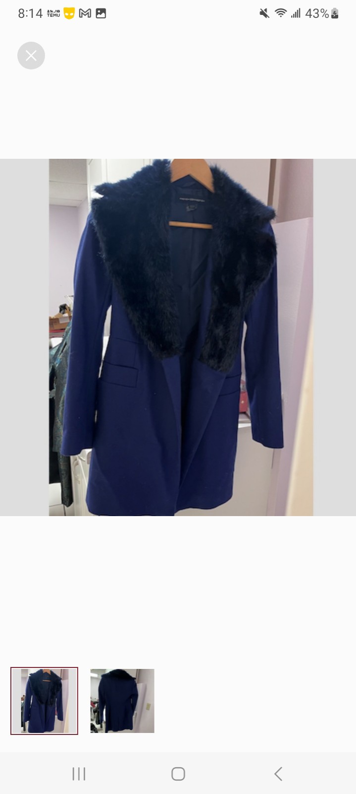 BLUE WINTER COAT