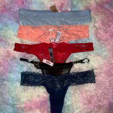 NWT Victoria’s Secret Lace Panty Bundle- Medium