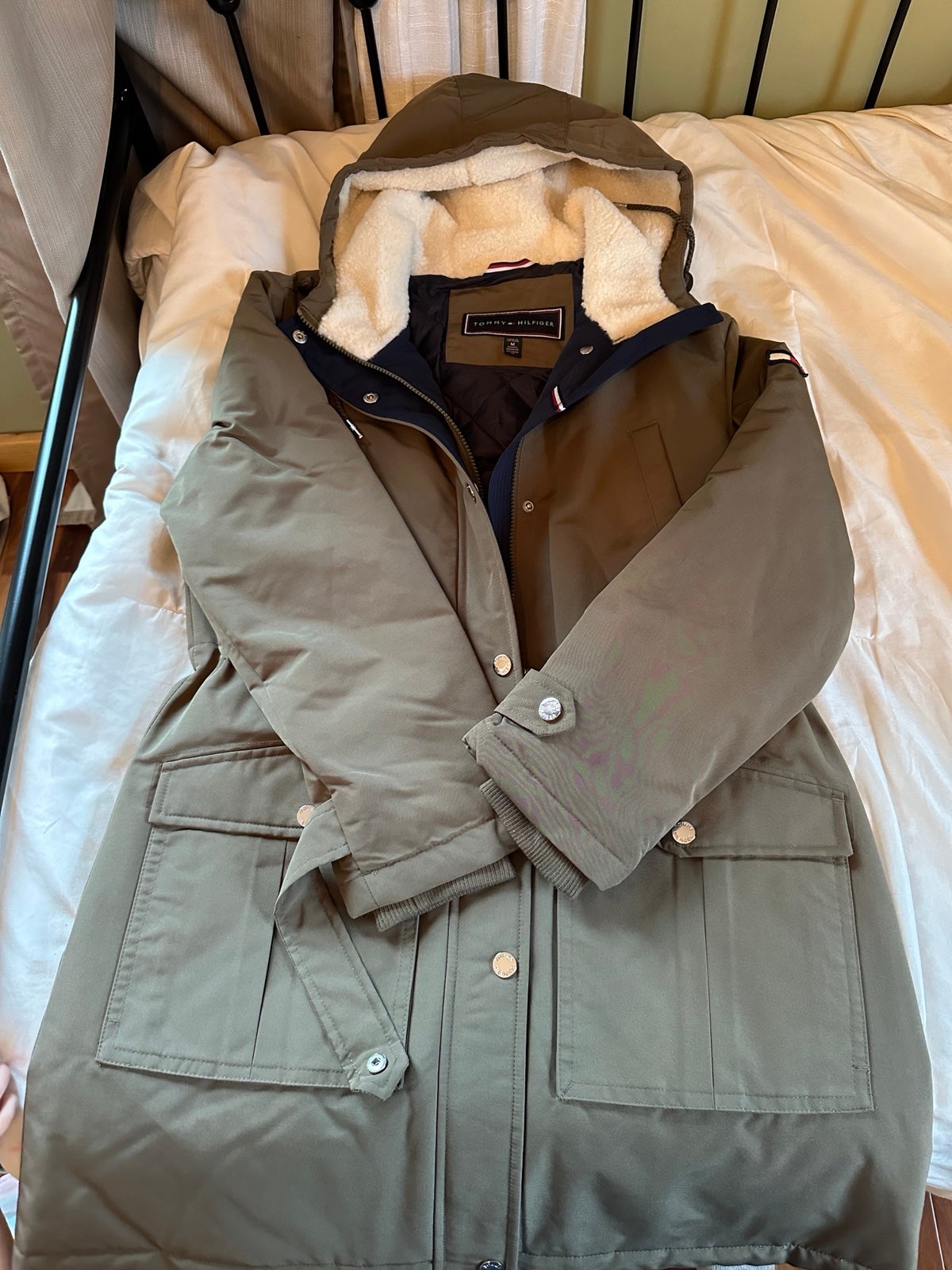 Tommy Hilfiger Ladies Parka Jacket ~ GREEN - M