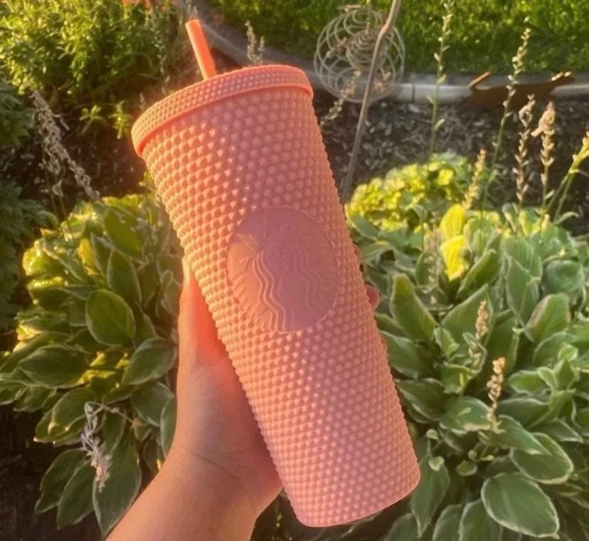 Starbucks Matte Pink Studded Tumbler