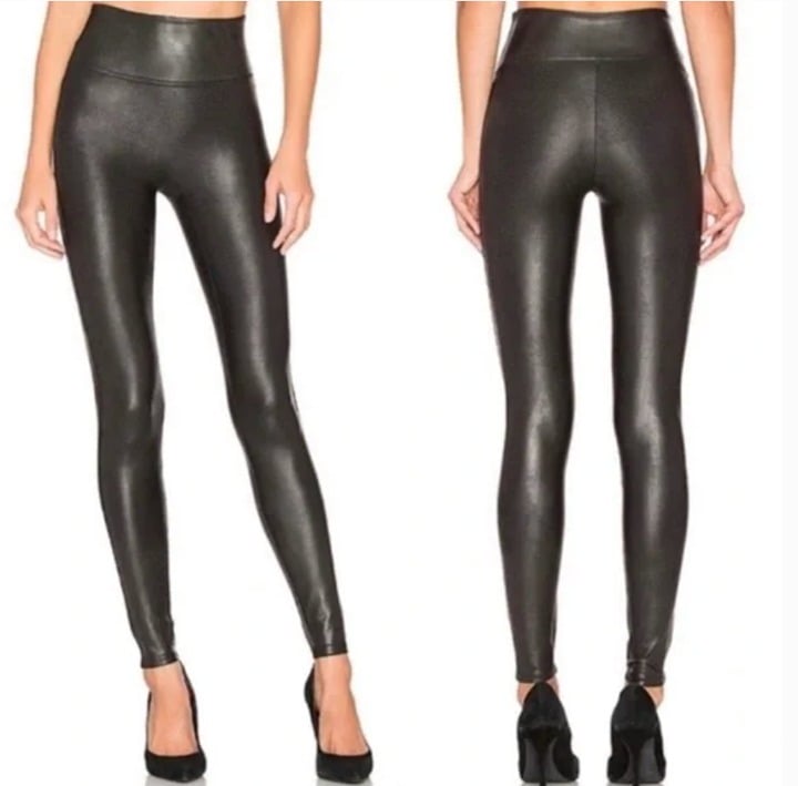 Spanx Faux Leather High Rise Leggings